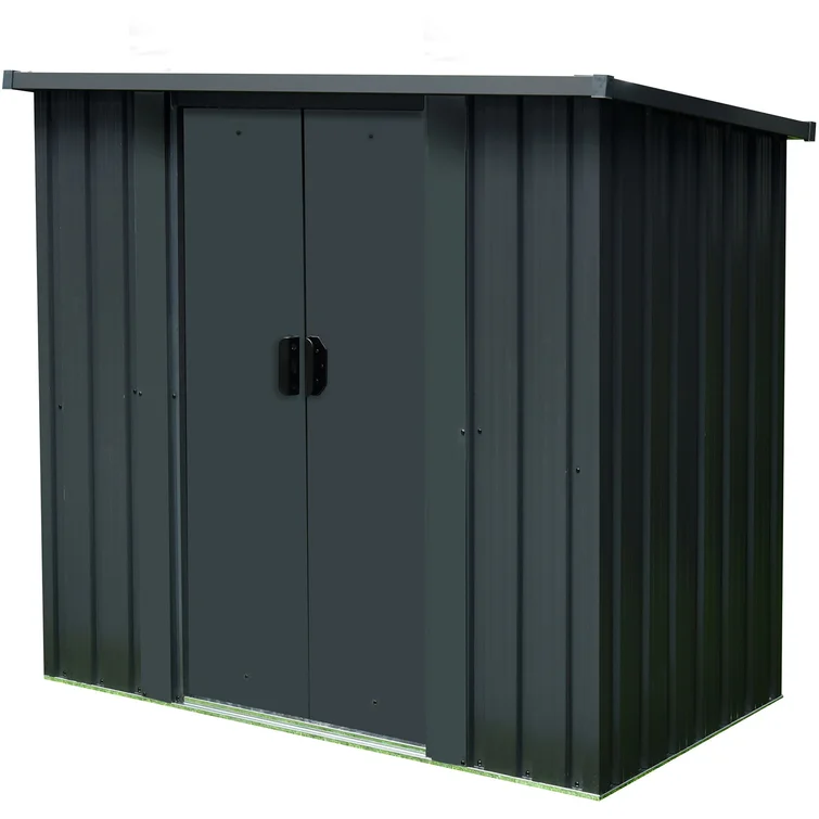 5 ft. W x 3 ft. D Metal Horizontal Storage Shed
