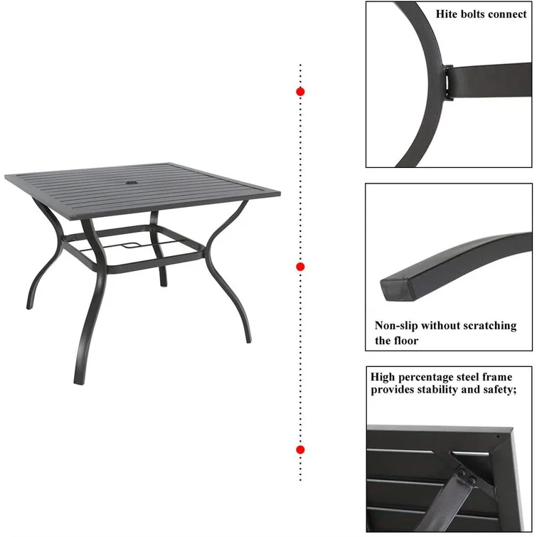 Alyah 4 - Person Square Outdoor Dining Set