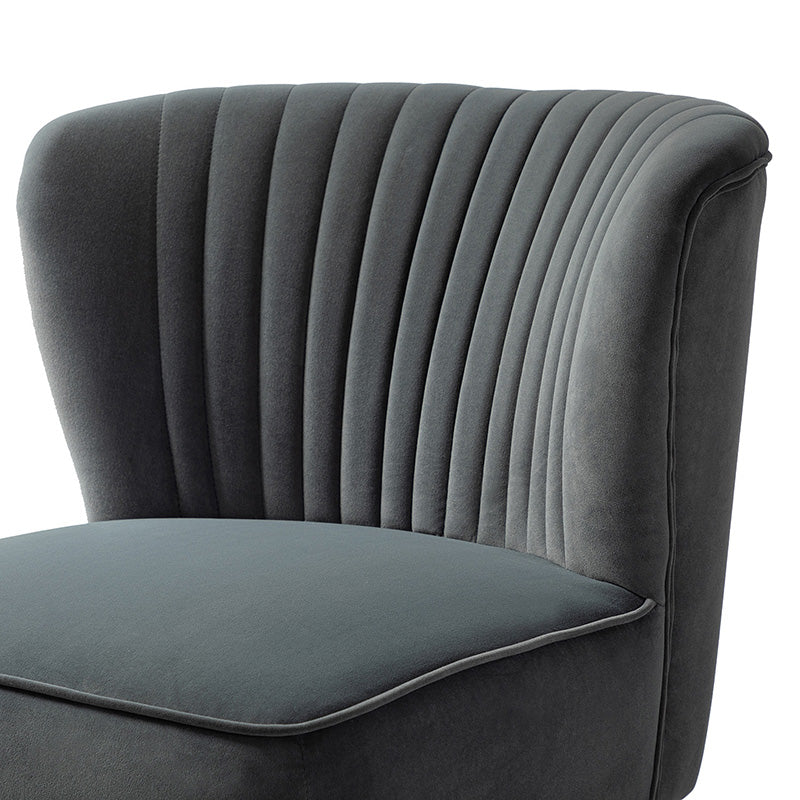 Ainhoa Velvet Tufted Back Side Chair