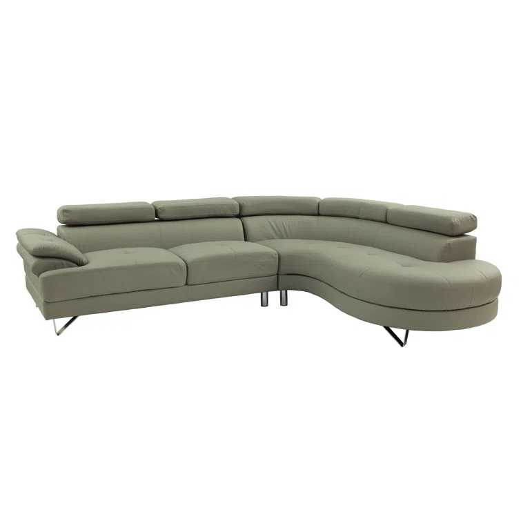 Longworth 2 - Piece Faux Leather Sectional