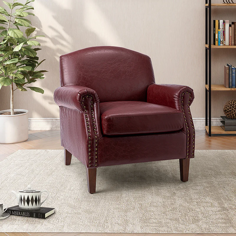 Gianfranco Vegan Leather Armchair