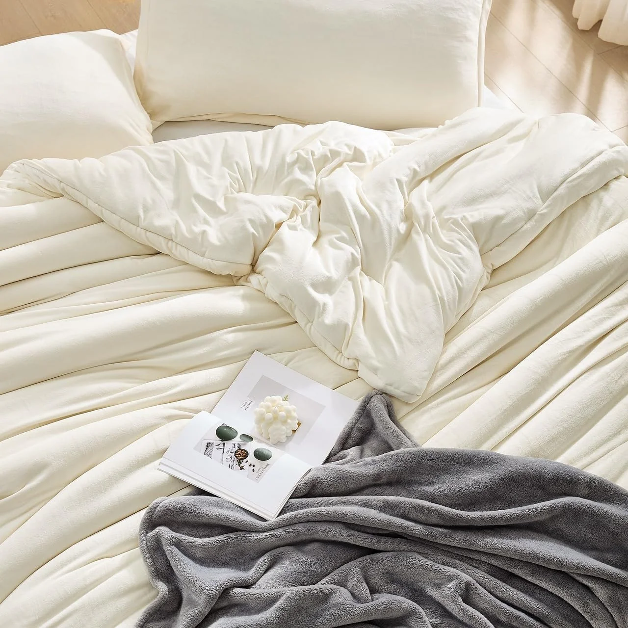 Love Thick® - Desirable Coma Inducer Oversized Comforter Set - Rich Eggnog