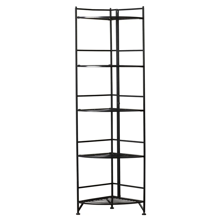 Edwin 57.50'' H x 13.75'' W Metal Corner Shelf