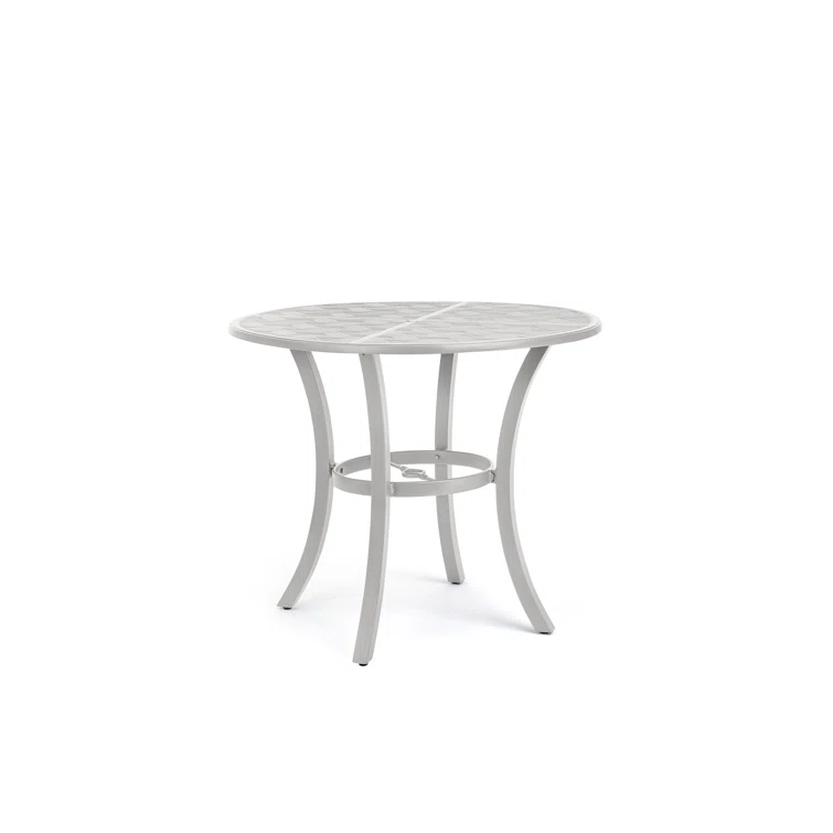 Aspen Sling 5 Piece Balcony Set with 4 Swivel Balcony Stools and Merge Balcony Table