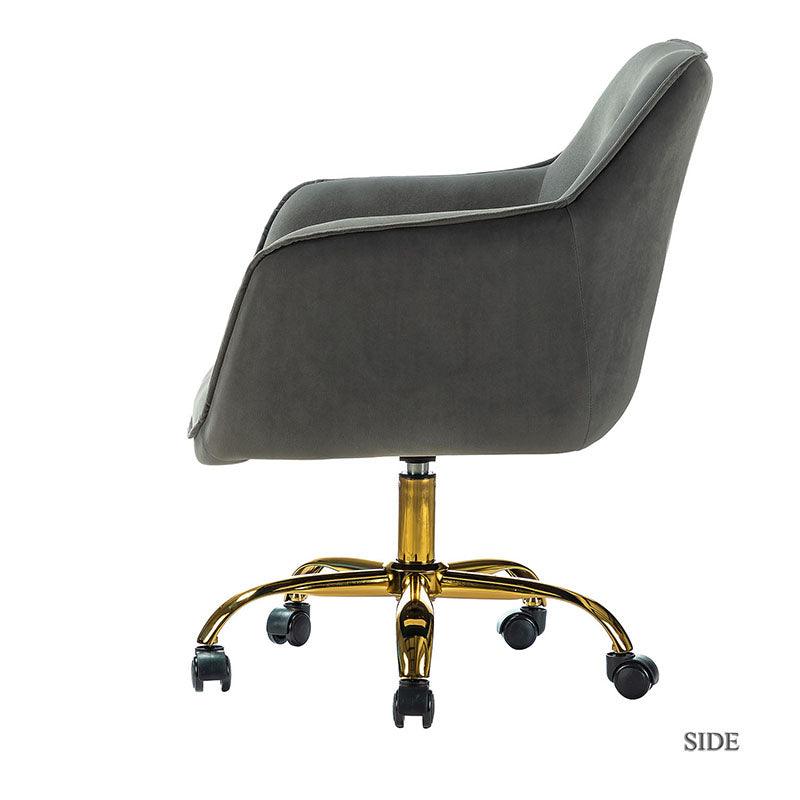 Jovida Velvet Tufted Office Chair