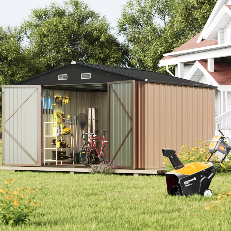 Outdoor Metal Storage Shed