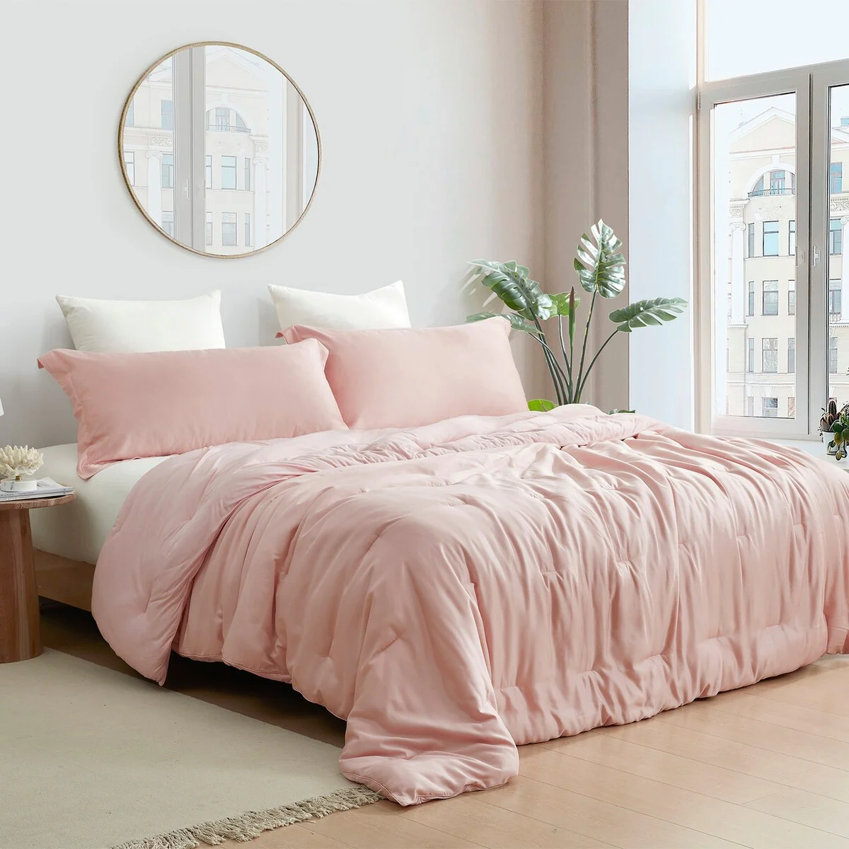Cold Pandas Knitting - Coma Inducer? Oversized Comforter Set - Rose Quartz
