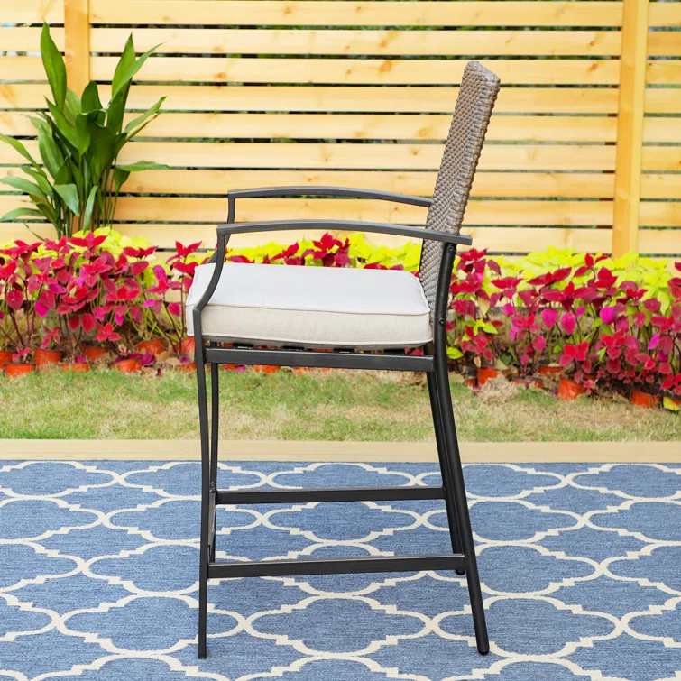 Alyne 4 - Person Square Outdoor Dining Set with Cushions