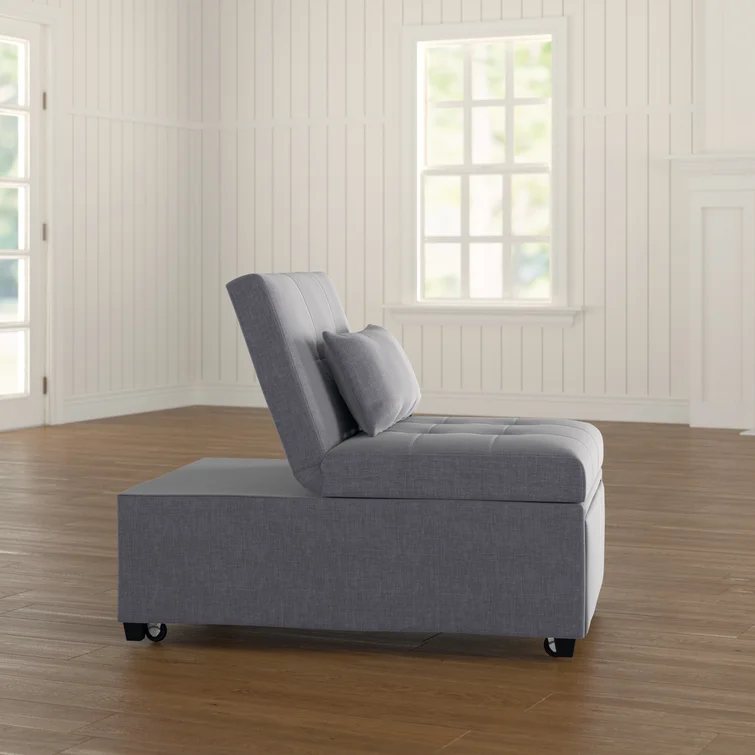 Hulse 3-In-1 Upholstered Convertible Sleeper Chair
