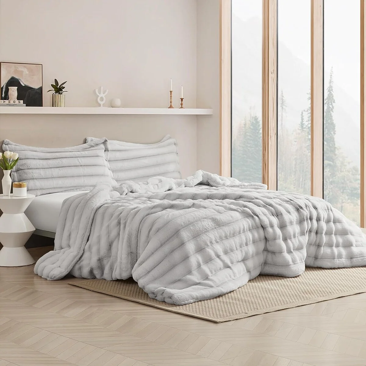 Jelly Rolls Chunky Bunny - Coma Inducer? Oversized Comforter Set - Snowy Black