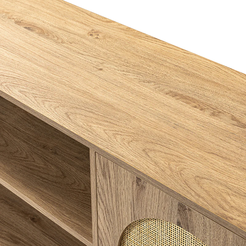 Norbert TV Stand Rattan for TVs up to 65