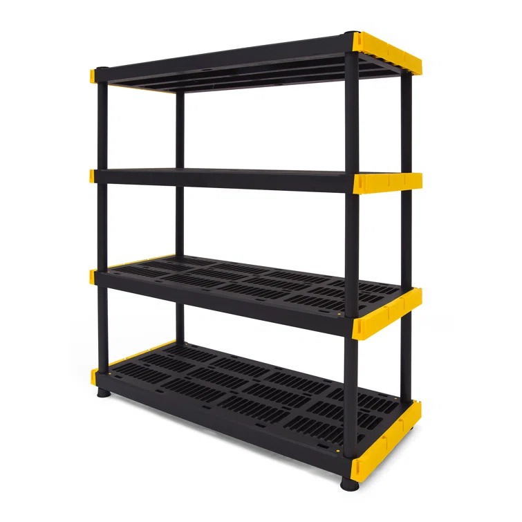Micalah 48'' W Plastic Shelving Unit