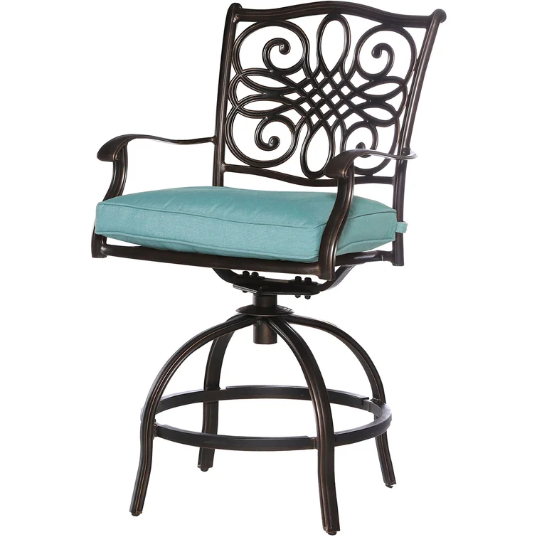 Alejando 6 - Person Round Outdoor Dining Set with Cushions