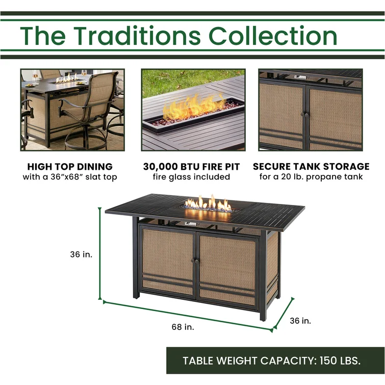 Mikenzie 4 - Person Rectangular Outdoor Dining Set with Cushions