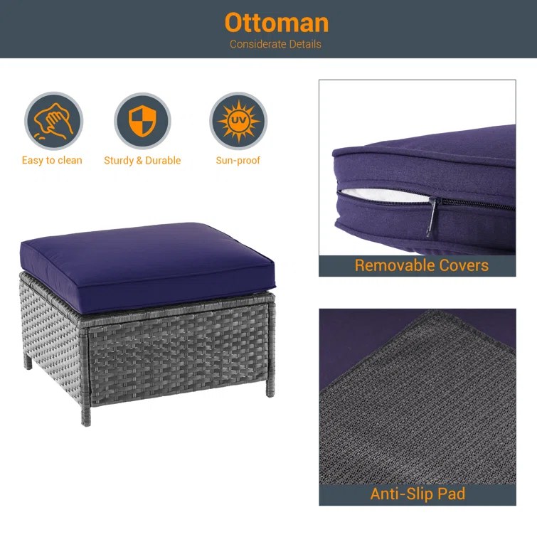 Astling 5 - Person Outdoor Seating Group with Cushions