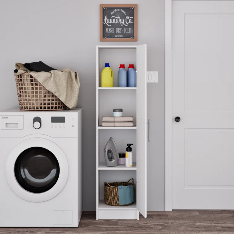 Bovey Single Storage Cabinet ( 65'' H x 16'' W x 16'' D)