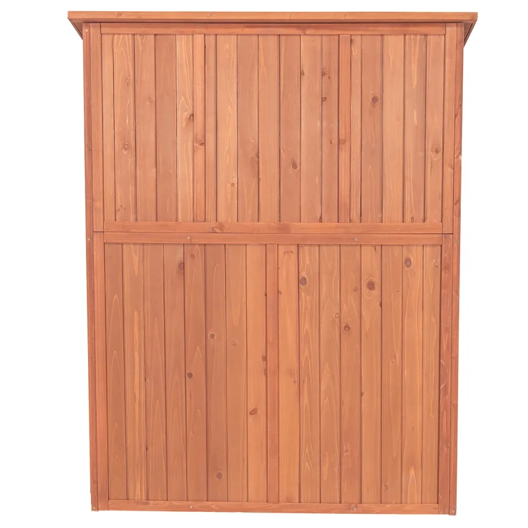 4 ft. W x 2 ft. D Solid Wood Lean-To Storage Shed