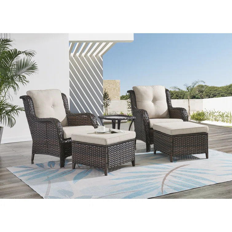 Carolina 2 - Person Outdoor Seating Group with Cushions