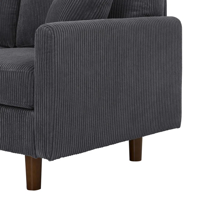 Maicee 2 - Piece Corduroy Sectional