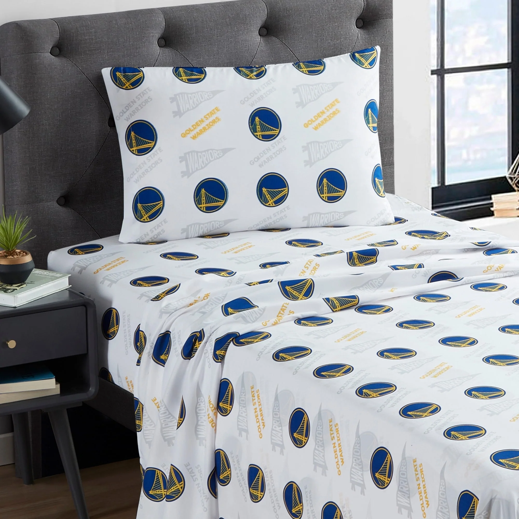 NBA Officially Licenced Golden State Warriors Sheet Set