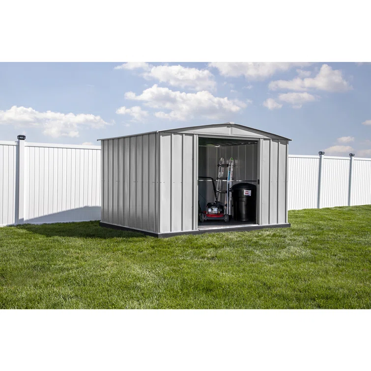 10 ft. W x 8 ft. D Metal Storage Shed