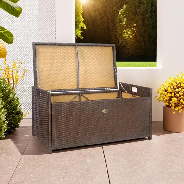 Barton Outdoor 60 Gallon Storage Bench