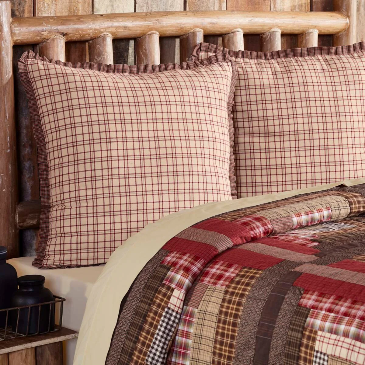 Tacoma Euro Sham Fabric Ruffled 26x26