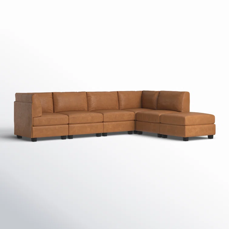 Amaron 6 - Piece Faux Leather Sectional