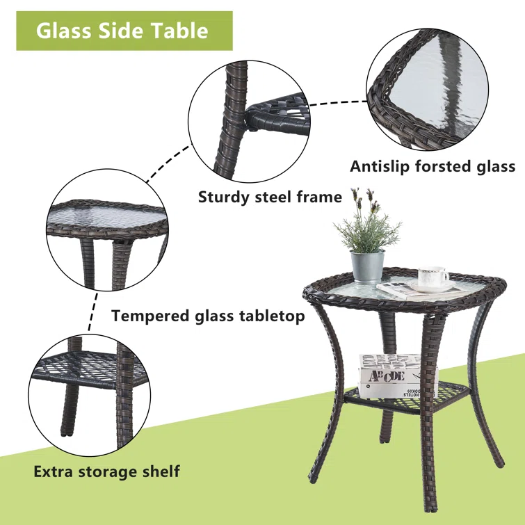 Carolina 2 - Person Outdoor Seating Group with Cushions
