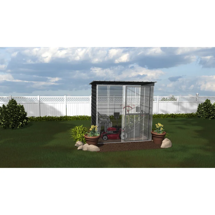 Shed-in-a-Box 6 ft. W x 4 ft. D Metal Horizontal Storage Shed