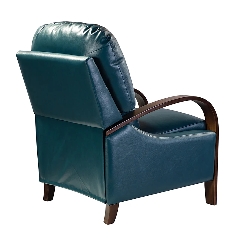 Melisa Genuine Leather Manual Recliner