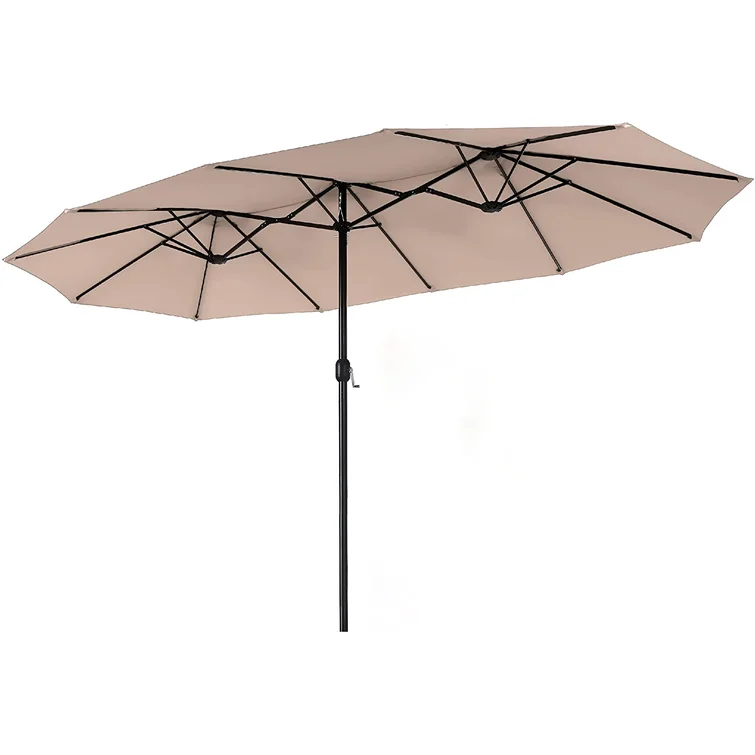 6 - Person Rectangular Outdoor Dining Set With Umbrella