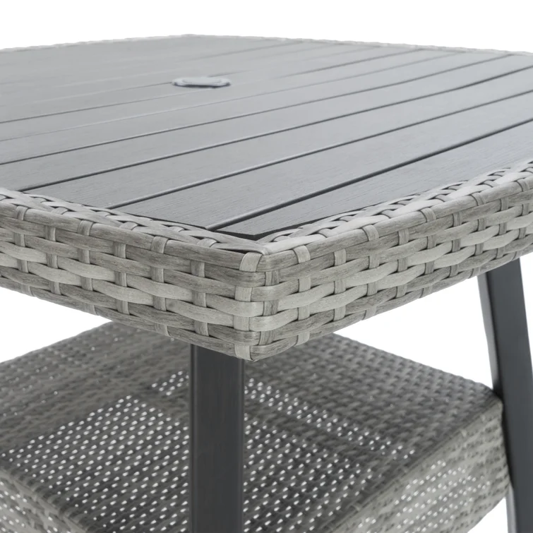 Sehrish 4 - Person Square Outdoor Dining Set with Cushions