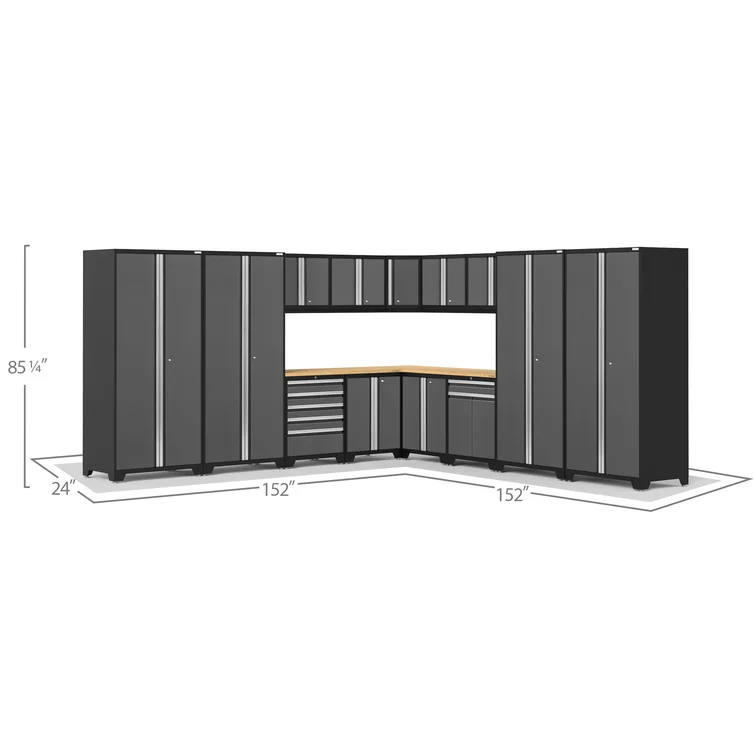 Pro Series Garage 16 Piece Storage Cabinet Set