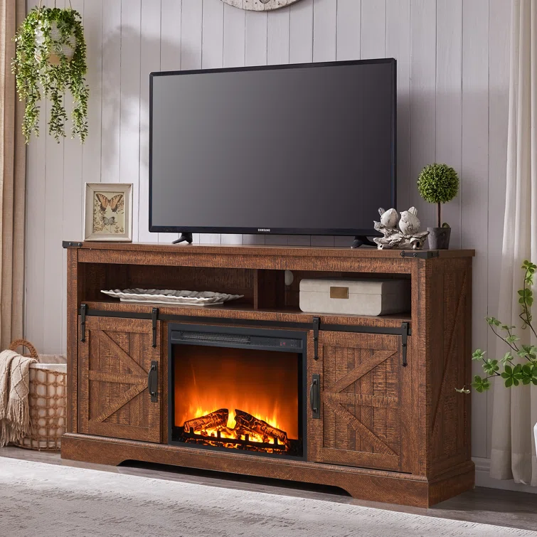 Farmhouse Highboy TV Stand with 23