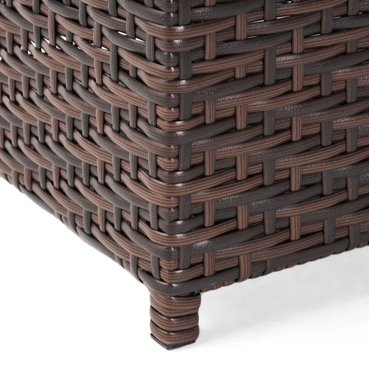 Quinto Wicker Outdoor Bench