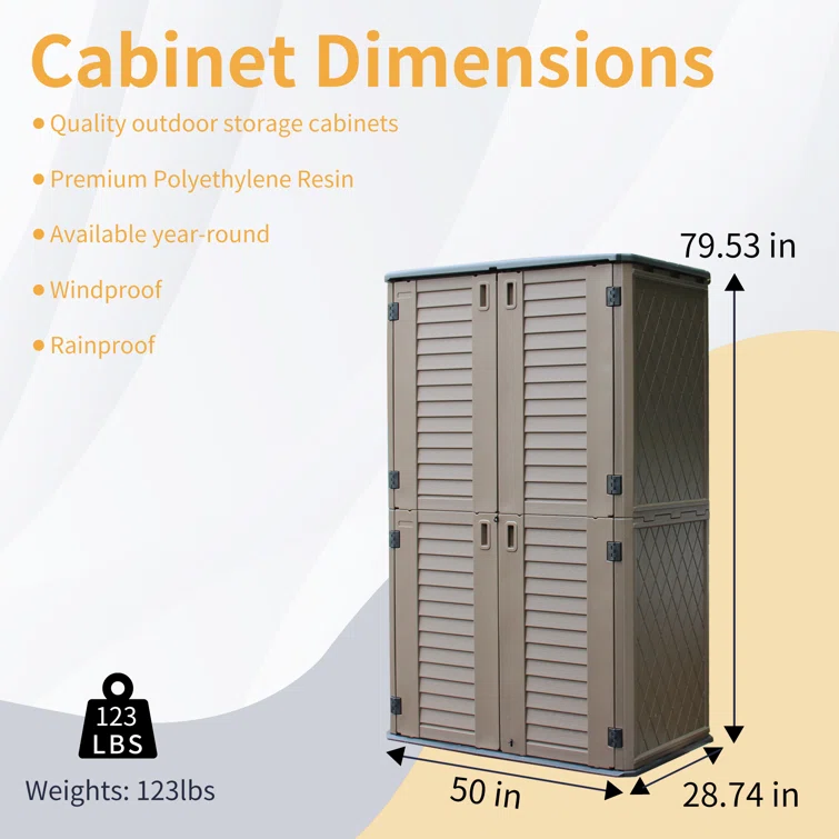 4 ft. W x 4 ft. D Metal Tool Shed