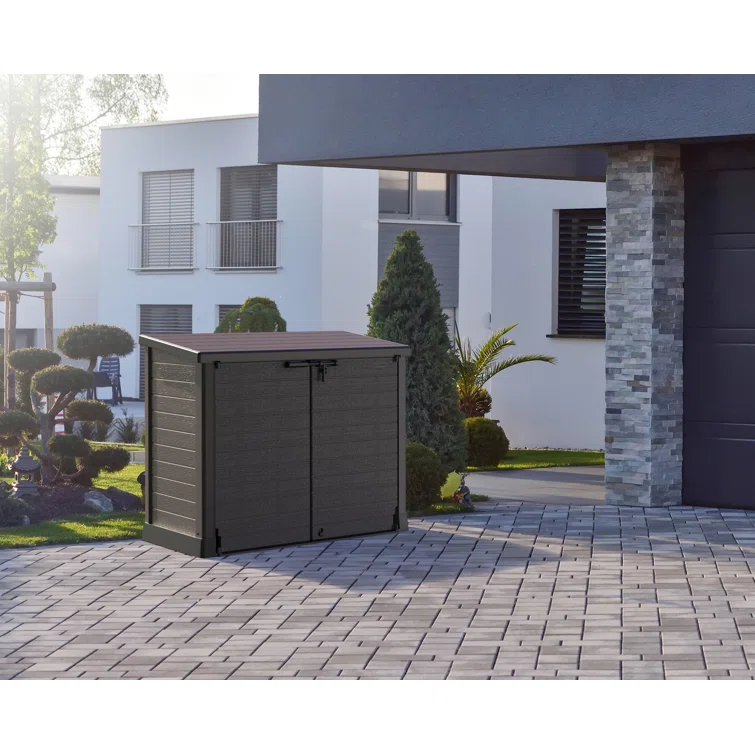 Flat Lid 5 ft. W x 3 ft. D Horizontal Garage Shed