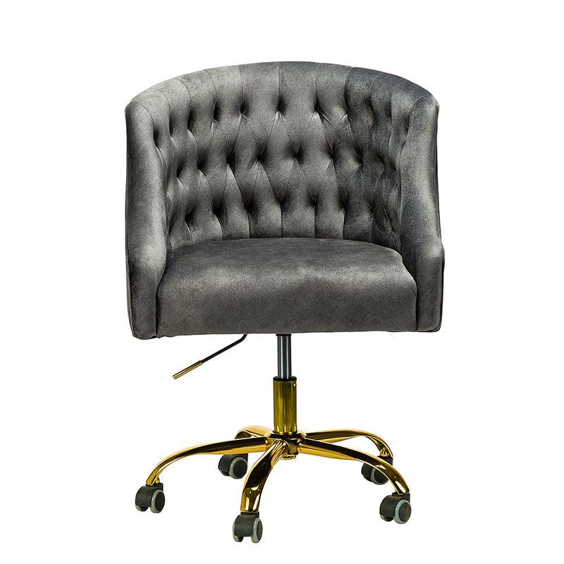 Penelope Velvet Tufted Office Chair