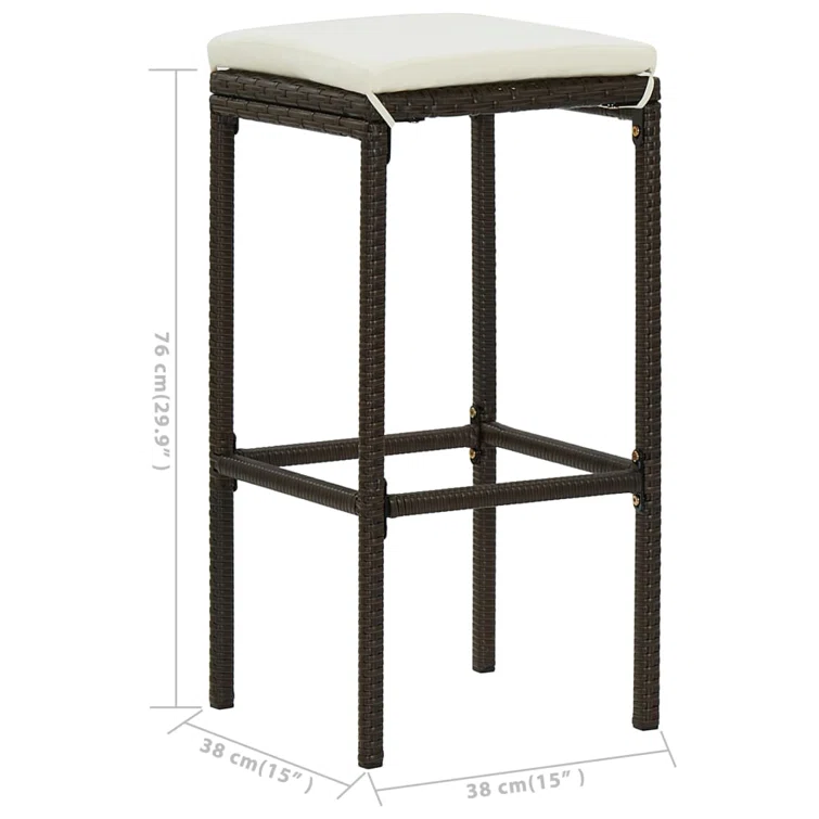 Ahmednur 2 - Person Square Outdoor Dining Set