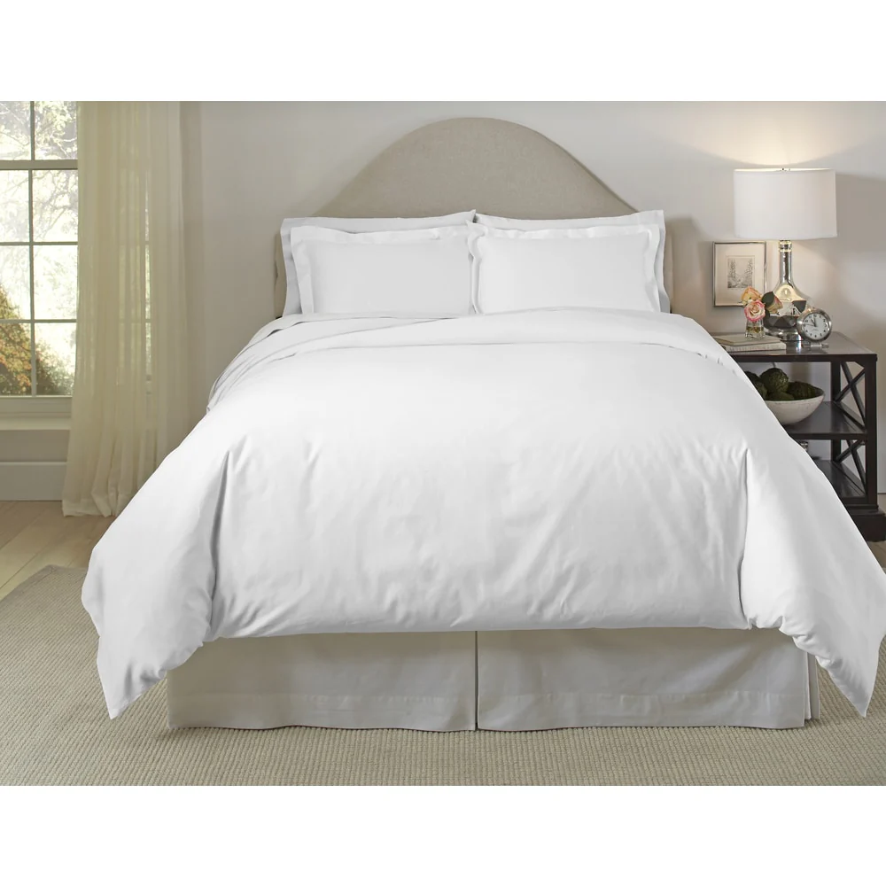 Pointehaven 410 Thread Count Long Staple Cotton Pillow Case Pair