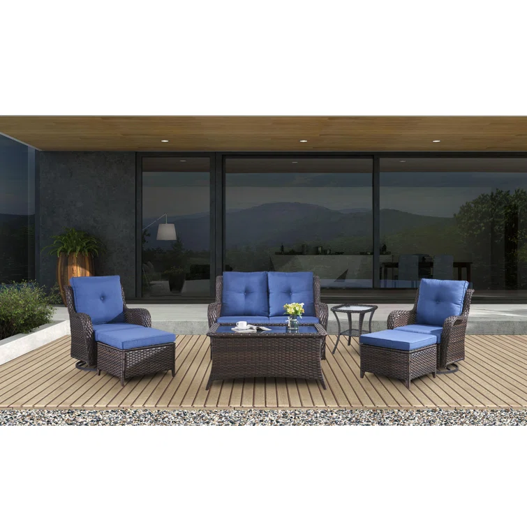 WFSBT 4 - Person Outdoor Seating Group with Cushions