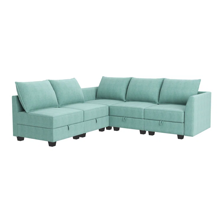 6 - Piece Upholstered Sectional