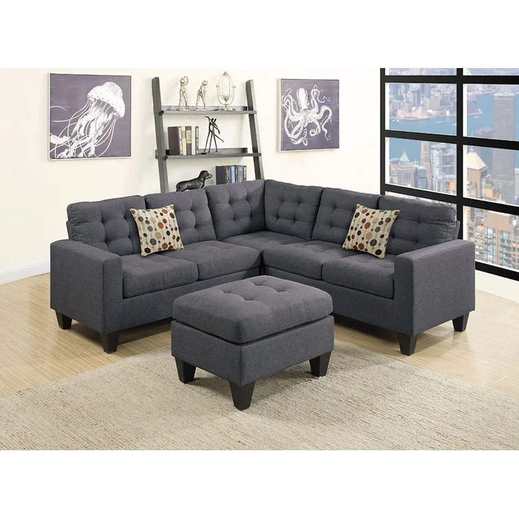 4 - Piece Upholstered Sectional