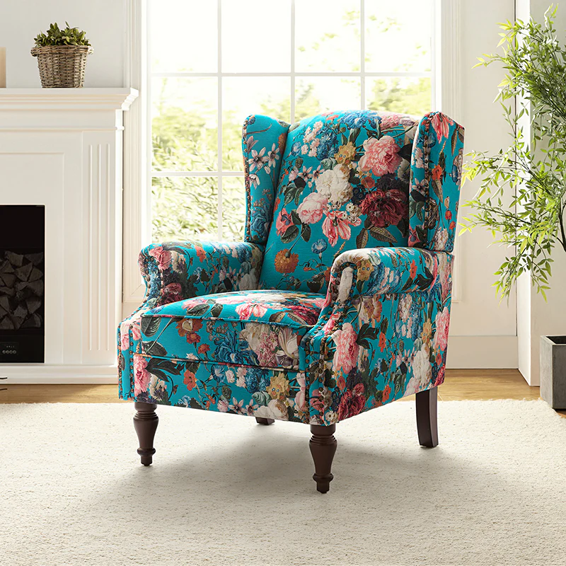 Felix Armchair with Spindle Legs