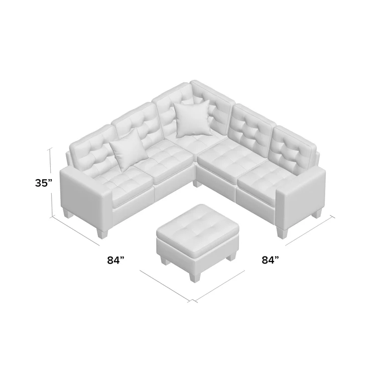 Karsyn Faux Leather Sectional