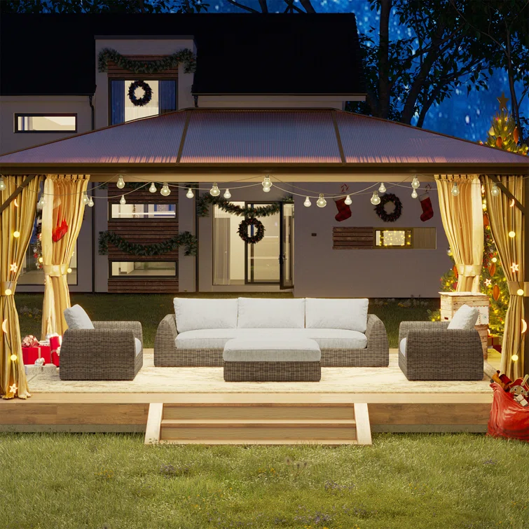 Maitri 6 - Person Outdoor Seating Group with Cushions