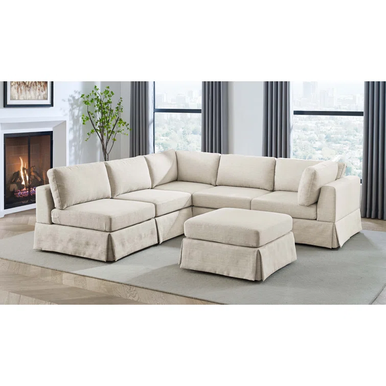 Arbas 6 - Piece Upholstered Sectional