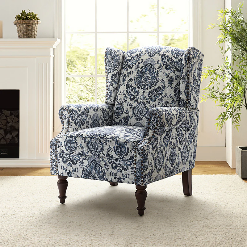 Felix Armchair with Spindle Legs