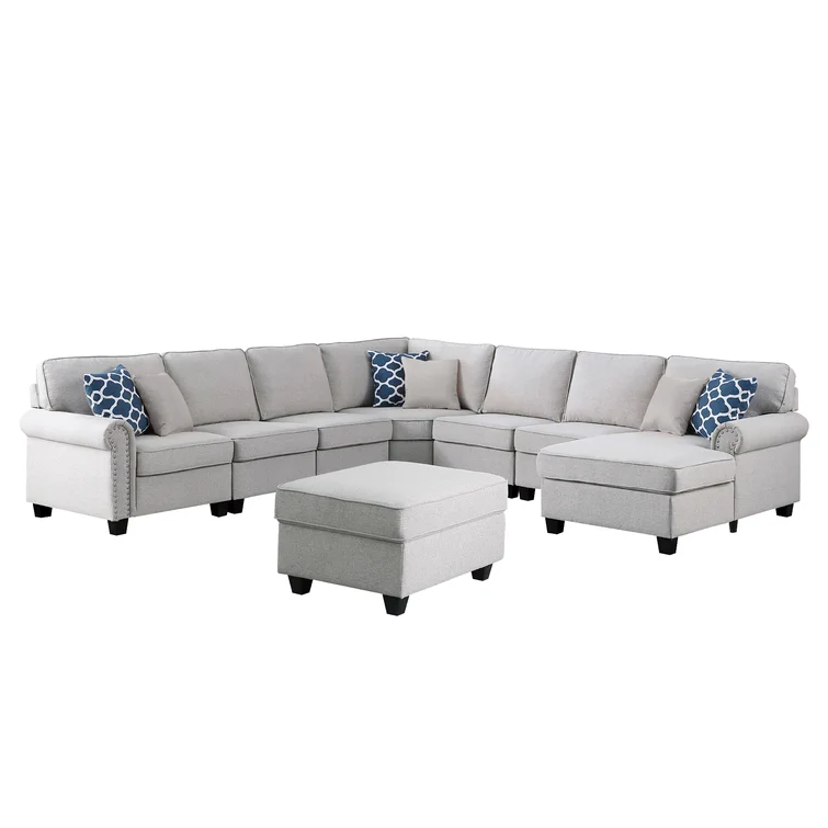Ketterer 8 - Piece Upholstered Sectional